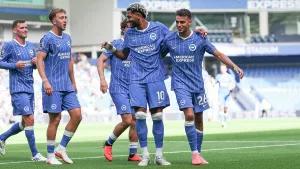 Yasin Ayari Prints: Brighton and Hove Albion v Roma
Premier League
08AUG26