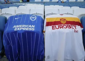 Flags Prints: Brighton and Hove Albion v Roma
Premier League
08AUG26