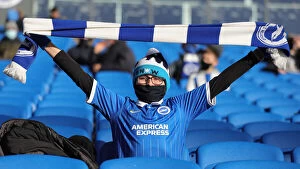 Social Distancing Gallery: Brighton and Hove Albion v Sheffield United Premier League 20DEC20