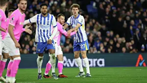 Jostles For Position Prints: Brighton and Hove Albion v Southampton Premier League 29NOV24