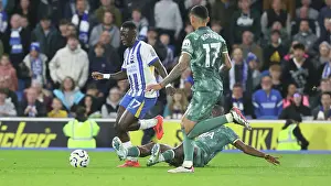 Evades A Challenge Prints: Brighton and Hove Albion v Tottenham Hotspur Premier League 06OCT24
