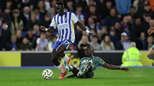 Evades A Challenge Prints: Brighton and Hove Albion v Tottenham Hotspur Premier League 06OCT24