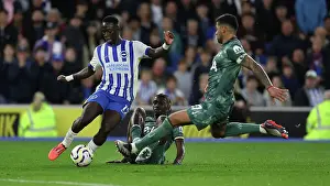 Evades A Challenge Prints: Brighton and Hove Albion v Tottenham Hotspur Premier League 06OCT24