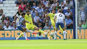 Jeremy Sarmiento Prints: Brighton and Hove Albion v Villarreal CF Pre Season Friendly 10AUG24