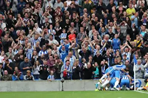 Scores A Goal 1 0 Prints: Brighton and Hove Albion v West Bromwich Albion Premier League 09SEP17