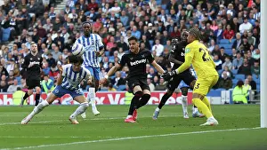 Scores A Goal 2 2 Prints: Brighton and Hove Albion v West Ham United Premier League 26APR25