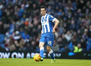 Wolves Prints: Brighton and Hove Albion v Wolverhampton Wanderers Sky Bet Championship 01 / 01 / 2016