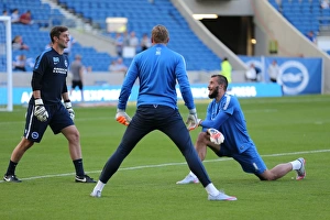 Brighton and Hove Albion vs. Nottingham Forest: Sky Bet Championship Showdown at American Express Community Stadium (July 2015)