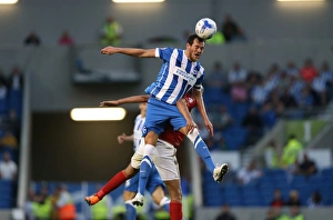 Brighton and Hove Albion vs. Nottingham Forest: Sky Bet Championship Showdown at American Express Community Stadium (July 2015)