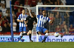 Brighton and Hove Albion vs. Nottingham Forest: Sky Bet Championship Showdown at American Express Community Stadium (July 2015)