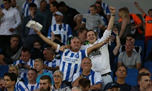 Brighton and Hove Albion vs. Nottingham Forest: Sky Bet Championship Showdown at American Express Community Stadium (July 2015)