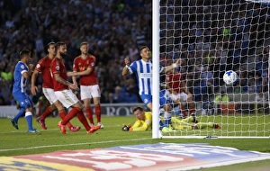 Brighton and Hove Albion vs. Nottingham Forest: Sky Bet Championship Showdown at American Express Community Stadium (July 2015)