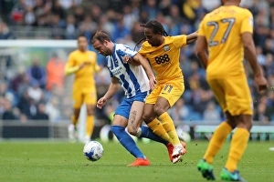 Brighton and Hove Albion vs. Preston North End: A Fierce EFL Sky Bet Championship Clash at the American Express Community Stadium (15OCT16)