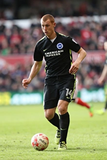 Brighton and Hove Albion vs. Nottingham Forest: EFL Sky Bet Championship Clash at City Ground (04MAR17) - Intense Action