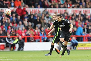 Brighton and Hove Albion vs. Nottingham Forest: EFL Sky Bet Championship Clash at City Ground (04MAR17) - Match Action
