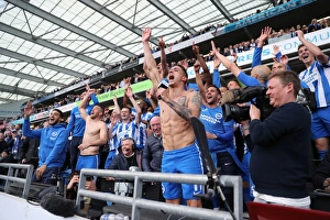 Brighton and Hove Albion vs. Wigan Athletic: A Fierce EFL Sky Bet Championship Clash at the American Express Community Stadium (17APR17)