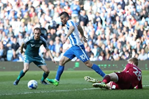 Brighton and Hove Albion vs. Wigan Athletic: A Fierce EFL Sky Bet Championship Clash at the American Express Community Stadium (17APR17)