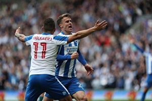 Brighton and Hove Albion vs. Wigan Athletic: A Fierce Sky Bet Championship Clash at the American Express Community Stadium (17APR17)