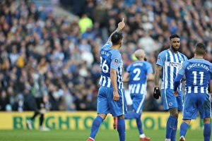 Scores A Goal Prints: Brighton and Hove Albion vs. Coventry City: FA Cup 5th Round Clash at the American Express Community Stadium (17FEB18)