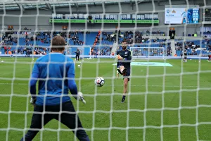 Brighton and Hove Albion vs. Huddersfield Town: A Premier League Clash at American Express Community Stadium (07APR18)