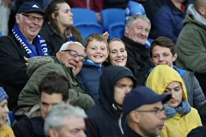 Child Football Fans Prints: Brighton and Hove Albion vs. Tottenham Hotspur: Premier League Clash at American Express Community Stadium (22SEP18)
