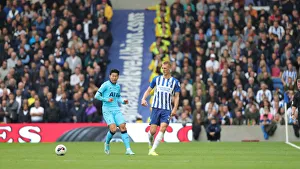 Brighton and Hove Albion vs. Tottenham Hotspur: Premier League Showdown at American Express Community Stadium (5th October 2019)