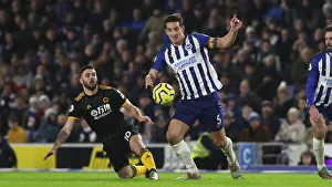 Brighton and Hove Albion vs. Wolverhampton Wanderers: Premier League Battle at American Express Community Stadium (08DEC19)