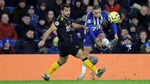 Brighton and Hove Albion vs. Wolverhampton Wanderers: Premier League Battle at American Express Community Stadium (08DEC19)