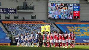 Brighton and Hove Albion vs. Arsenal: Premier League Showdown at American Express Community Stadium (June 2020)