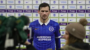 Fulham 27JAN21 Prints: Brighton and Hove Albion vs. Fulham: Intense Premier League Clash at American Express Community Stadium (27JAN21)