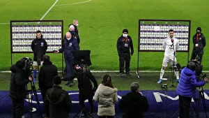 Brighton and Hove Albion vs. Crystal Palace: Intense Premier League Clash at American Express Community Stadium (22FEB21)