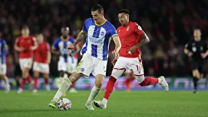 Nottingham Forest 18OCT22 Prints: Brighton and Hove Albion vs. Nottingham Forest: Premier League Clash at American Express Community Stadium (18OCT22)