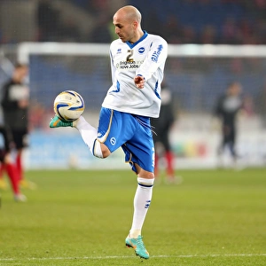 Cardiff City - 19-02-2013 Prints: Brighton & Hove Albion vs. Cardiff City (Away): 19-02-2013 - 2012-13 Season Highlights: Cardiff City Away Game