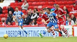 Images Dated 26th July 2015: Brighton and Hove Albion vs Aberdeen: Pre-Season Face-Off at Pittodrie, July 2015