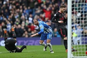 Images Dated 4th March 2018: Brighton and Hove Albion vs Arsenal: Premier League Showdown at American Express Community Stadium