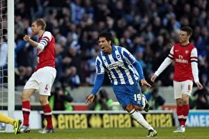 Images Dated 26th January 2013: Brighton & Hove Albion vs Arsenal (2012-13): A Home Game Recap - January 26, 2013