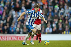 Arsenal - 26-01-2013 Prints: Brighton & Hove Albion vs Arsenal: 2012-13 Home Game Highlights (January 26, 2013)