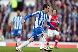 Arsenal - 26-01-2013 Prints: Brighton & Hove Albion vs Arsenal (2012-13): A Past Home Game - 26-01-2013