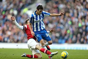 Arsenal - 26-01-2013 Prints: Brighton & Hove Albion vs Arsenal (2012-13): A Past Home Game