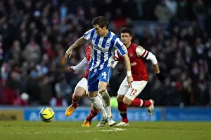 Arsenal - 26-01-2013 Prints: Brighton & Hove Albion vs Arsenal (2013): A Glance at Their Past Season's Clash