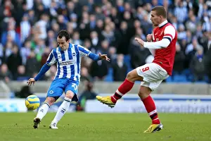 Arsenal - 26-01-2013 Prints: Brighton & Hove Albion vs Arsenal: A Home Battle (2012-13 Season)