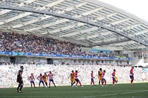 Images Dated 6th August 2017: Brighton and Hove Albion vs Atletico de Madrid: Pre-Season Clash at the American Express Community