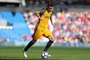 Images Dated 6th August 2017: Brighton & Hove Albion vs Atletico Madrid: Pascal Gross in Action at the American Express