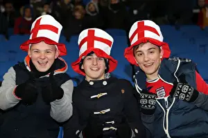 England @ The Amex Prints: Brighton & Hove Albion vs Austria U21: Clash at The Amex (25 March 2013)