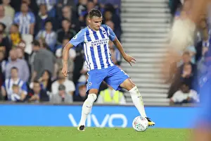 Brighton & Hove Albion vs Barnet: Ales Mateju Defends in EFL Cup Clash (22Aug17)