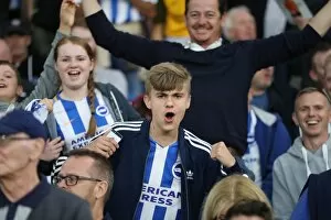Images Dated 22nd August 2017: Brighton and Hove Albion vs Barnet: EFL Cup Battle at American Express Community Stadium (22Aug17)