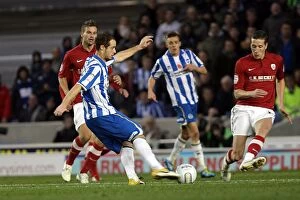 Images Dated 6th November 2011: Brighton & Hove Albion vs Barnsley (2011-12): A Successful Home Victory - 06-11-11