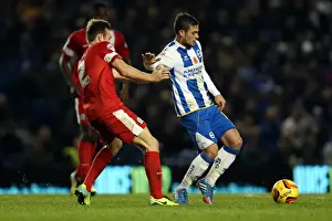 Blackburn Rovers - 09-11-2013 Prints: Brighton & Hove Albion vs. Blackburn Rovers (09-11-2013) - A Home Game from the 2013-14 Season