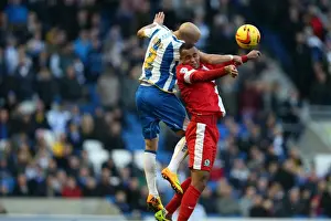 Blackburn Rovers - 09-11-2013 Prints: Brighton & Hove Albion vs. Blackburn Rovers (2013-14 Season): A Home Game