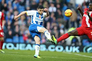 Blackburn Rovers - 09-11-2013 Prints: Brighton & Hove Albion vs. Blackburn Rovers (2013-14 Season): A Home Game